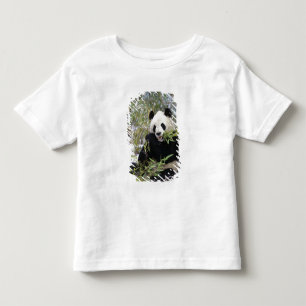 Camiseta Infantil China, Província de Sichuan. Panda-gigante se alim
