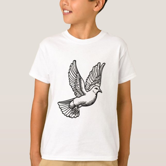 Camiseta infantil Christian Dove (Frente)