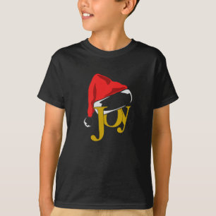 Camiseta infantil Christmas Joy Santa Hat