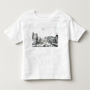 Camiseta Infantil Cidade alemão do mercado, 1704