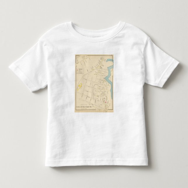 Camiseta Infantil Cidade de Portsmouth 2 (Frente)