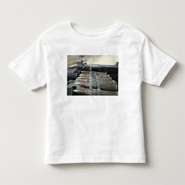 Camiseta Infantil Cinquenta metralhadoras de calibre 5 (Frente)