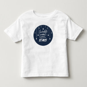 Camiseta Infantil Cintilação bonito da cintilação do círculo po