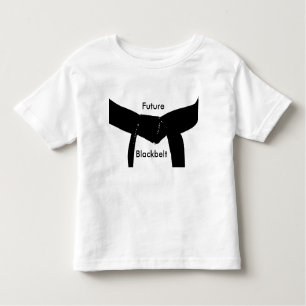 Camiseta Infantil Cinturão negro futuro das artes marciais