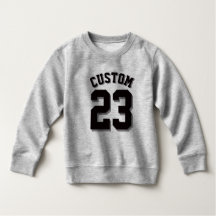 Cinza e Negra Toddler | Sports Jersey