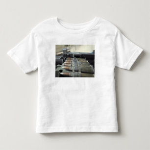 Camiseta Infantil círculos da metralhadora do Cinqüênta-calibre