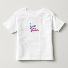 Camiseta Infantil Citação de Sonho Fofo Encorajand