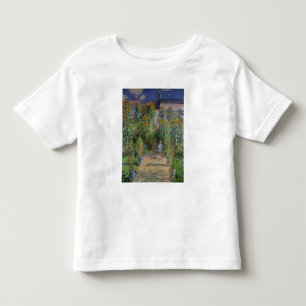Camiseta Infantil Claude Monet   Jardim do Artista em Vetheuil