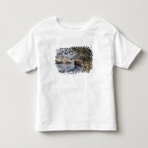 Camiseta Infantil Claude Monet Seine em Rouen, 1872