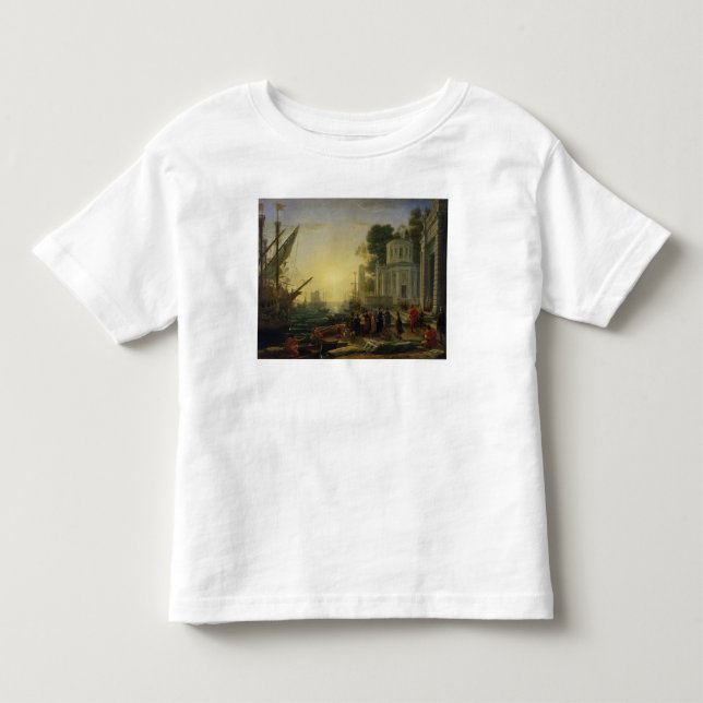 Camiseta Infantil Cleopatra que desembarca na parte posterioa do (Frente)