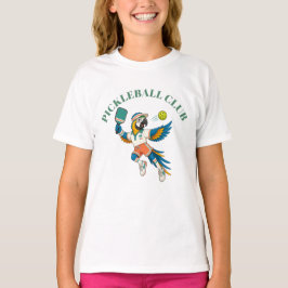 Camiseta Infantil Clube de Pickleball Retro Person