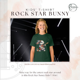 Camiseta Infantil Coelho Rock Star