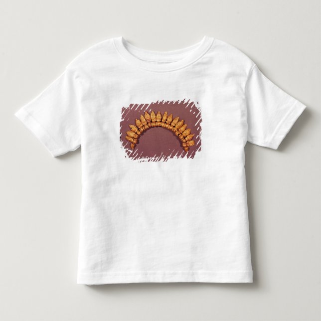 Camiseta Infantil Colar com máscaras dos maenads e do Silenus (Frente)