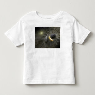 Camiseta Infantil Colisão do espaço do conceito do artista em Vega