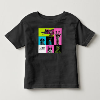 Camiseta Infantil Colorida da Pop Crew Animal