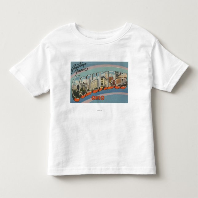 Camiseta Infantil Columbo, Ohio - grandes cenas 2 da letra (Frente)