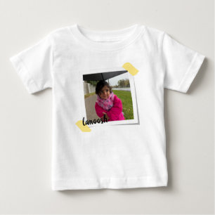 Camiseta Infantil com Foto e Nome Personalizados