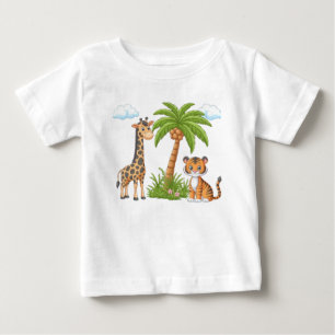 Camiseta infantil com Impressão de bonitinhos de a