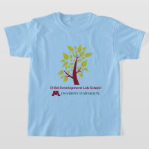 Camiseta infantil com logotipo da CDLS