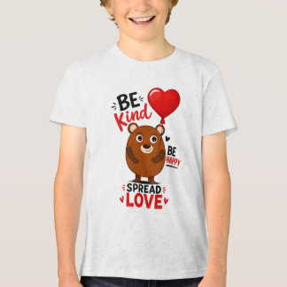 Camiseta infantil com um ursinho