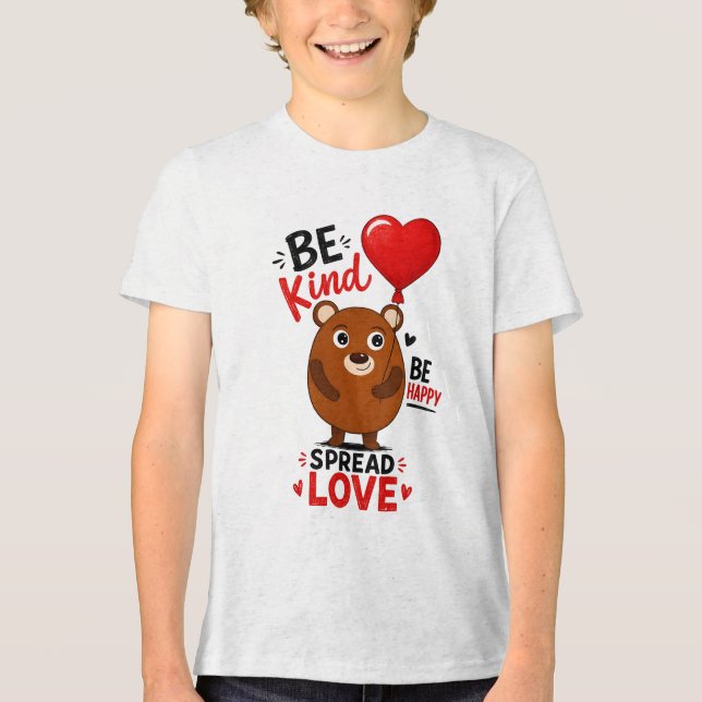 Camiseta infantil com um ursinho (Frente)