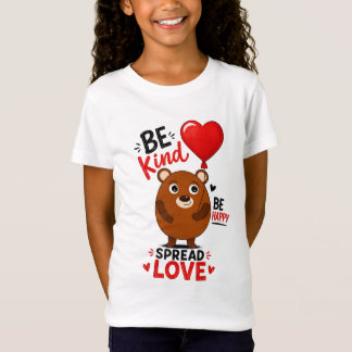 Camiseta infantil com um ursinho