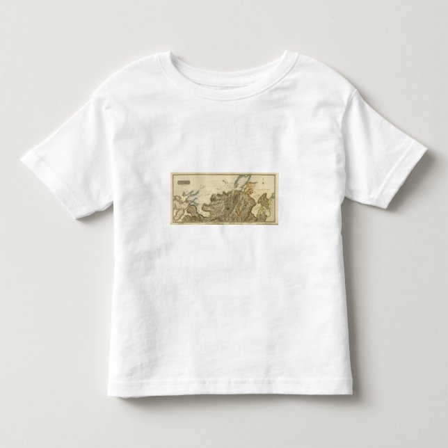 Camiseta Infantil Condado composto de Inverness (Frente)