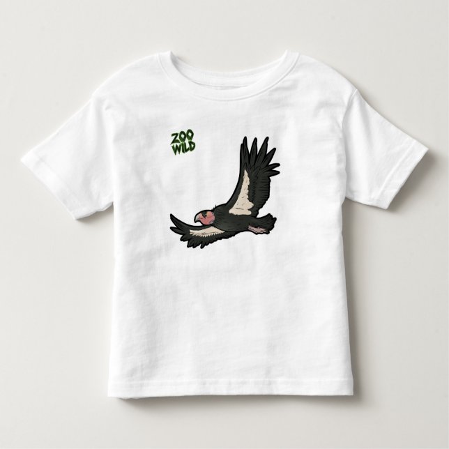 Camiseta Infantil Condor de Califórnia (Frente)