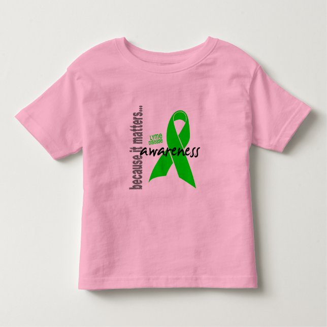 Camiseta Infantil Consciência da doença de Lyme (Frente)