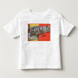 Camiseta Infantil Construção de reserva naval de Toledo, Ohio - E.U.