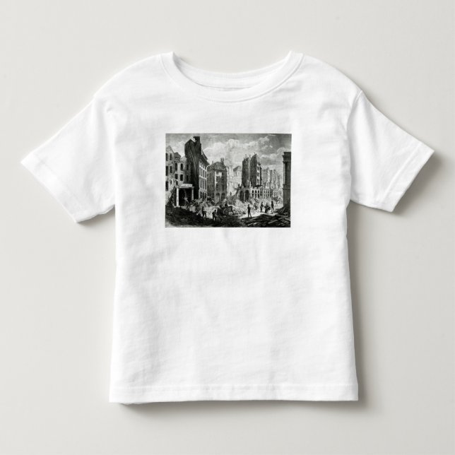 Camiseta Infantil Construção do bulevar de Sebastopol (Frente)