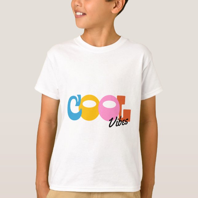 Camiseta Infantil Cool Vibes (Frente)