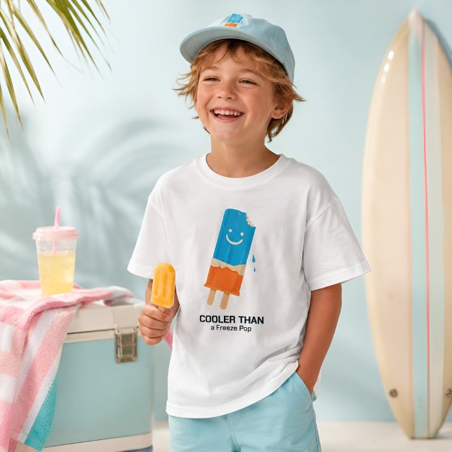 Camiseta infantil Cooler Than a Freeze Pop (Criador carregado)