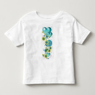 Camiseta Infantil corações acorrentados