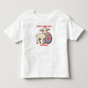 Camiseta Infantil Cordeiro de Páscoa Brilho Viníli