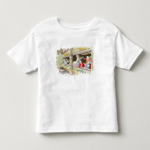 Camiseta Infantil Coroação de Voltaire no teatro Francais