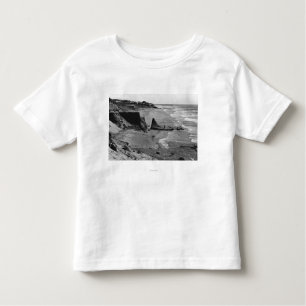 Camiseta Infantil Costa de Newport, Oregon da opinião da praia de