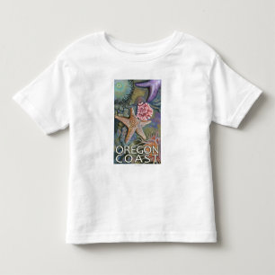 Camiseta Infantil Costa Tidepool de Oregon