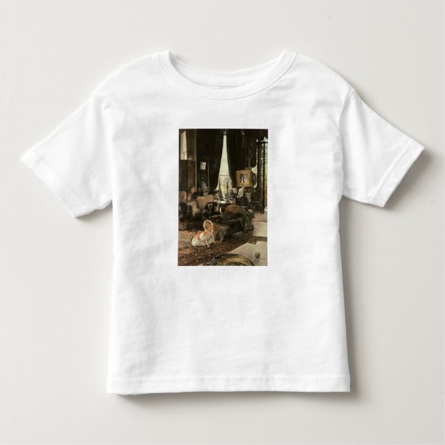 Camiseta Infantil Couro cru de James Tissot | - e - busca, c.1880-82 (Frente)