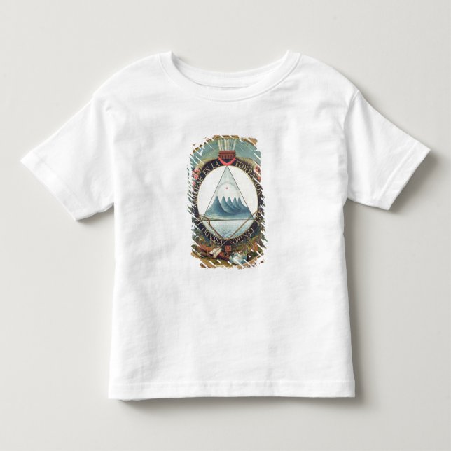 Camiseta Infantil Crachá da federação de Guatemala (Frente)