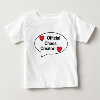 Camiseta Infantil Criador de Caos Oficial - Inclin