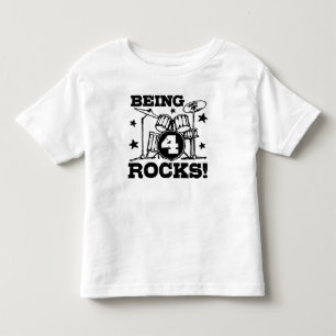 Camiseta Infantil Criança de 4 anos