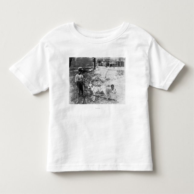 Camiseta Infantil Crianças pretas com a fotografia tirada cão do (Frente)