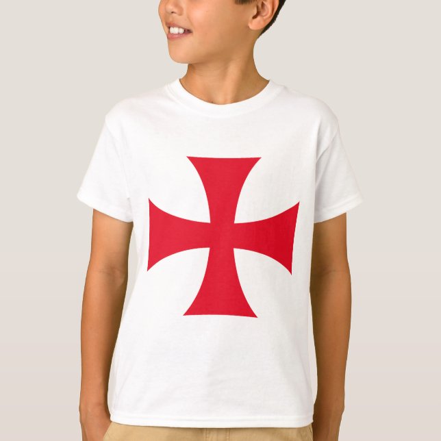 Camiseta Infantil Cruz Templária (Frente)