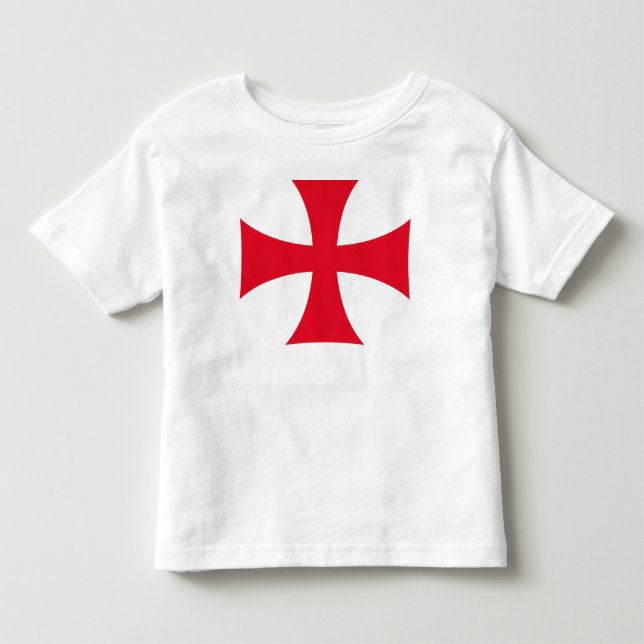 Camiseta Infantil Cruz Templária (Frente)