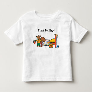 Camiseta Infantil Cyril o esquilo em férias