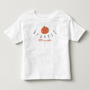 Camiseta infantil da abóbora mais corajosa