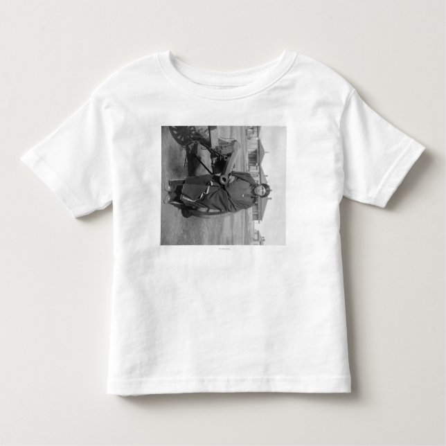 Camiseta Infantil Da "cavalos abundância" quem massacrou Lieut. (Frente)