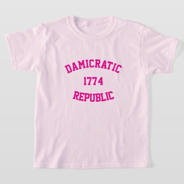 Camiseta infantil Damicrática (Postura )