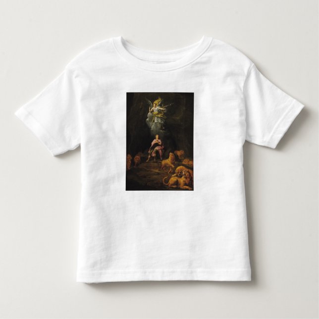 Camiseta Infantil Daniel no antro dos leões (Frente)